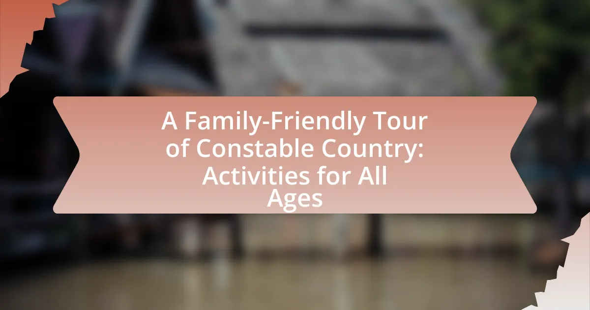 A Family-Friendly Tour of Constable Country: Activities for All Ages
