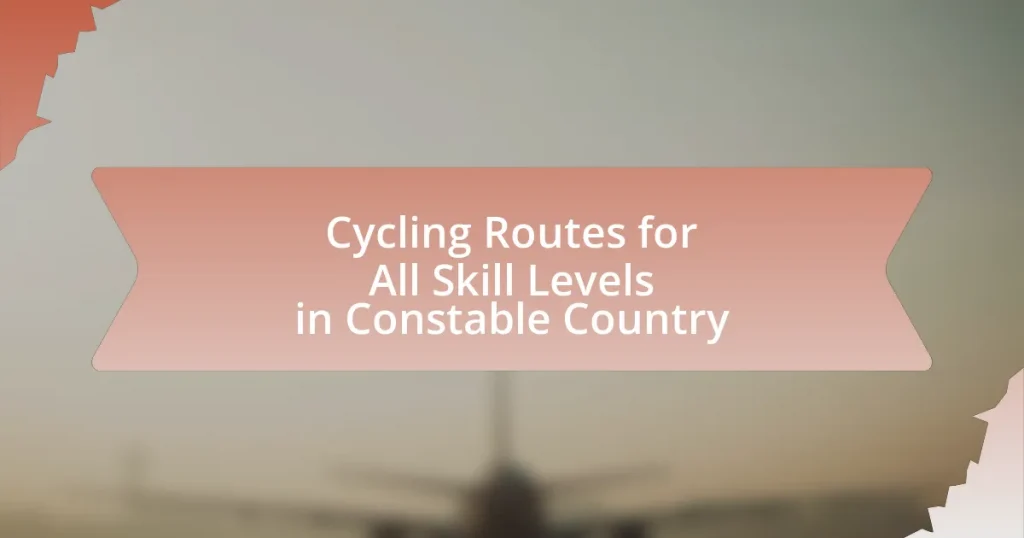 Cycling Routes for All Skill Levels in Constable Country